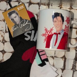 Elvis Gift Set - Coffee Mug And Socks